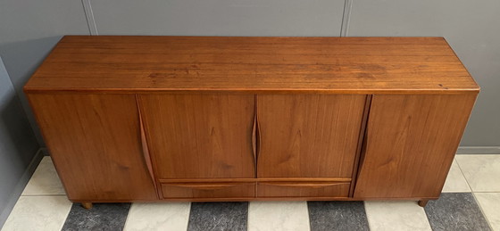 Image 1 of Buffet haut en teck danois de Lyby Mobler, années 1960