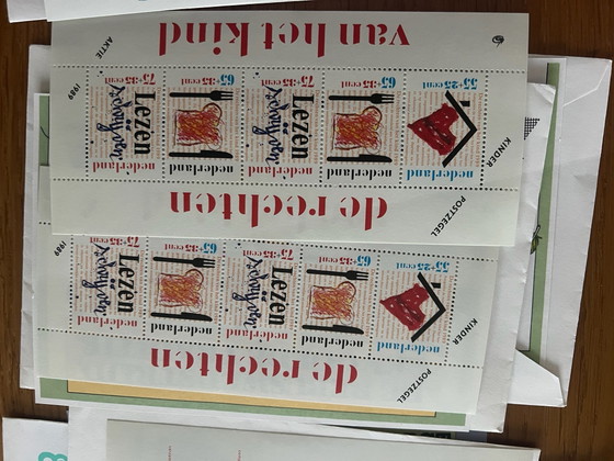 Francobolli per bambini 1986-2024, quasi tutti 2 fogli all'anno, Litografie e stampe, Carta, Multicolore (foto 4 di 15)