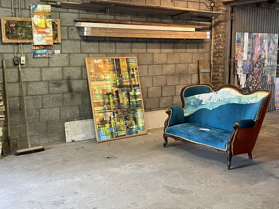 Image 1 of Baroque two-seater sofa