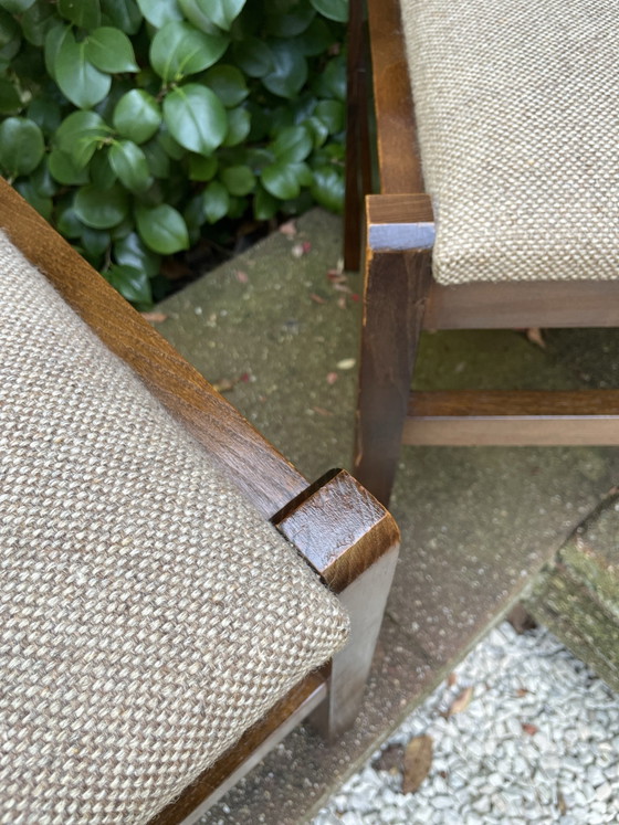 Set di sedie da pranzo vintage stile Pastoe – Legno, Lana (photo 9 of 15)