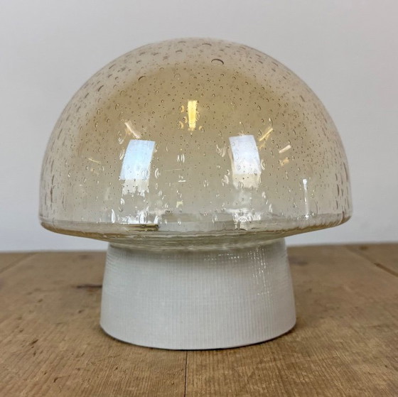 Lampadario vintage in porcellana bianca, anni '70 – Plafoniere, Ceramic, Glass (photo 3 of 9)
