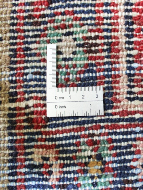 Image 1 of Handgeknoopt Perzisch tapijt Hamadan Patina 345x263