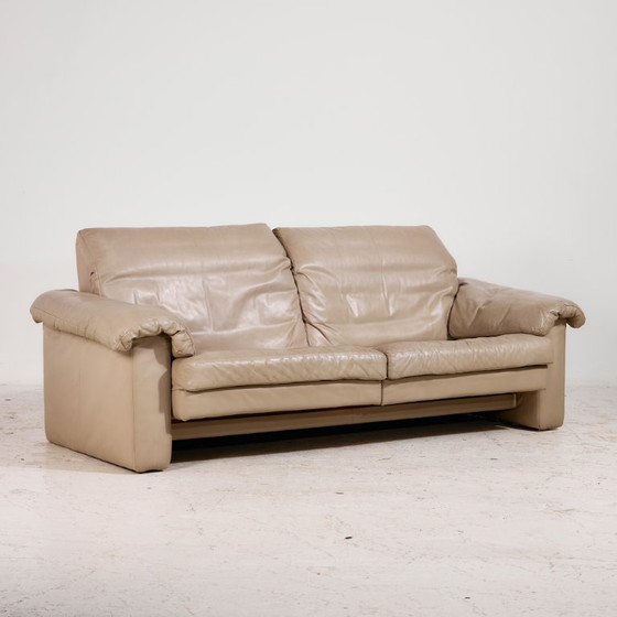 Image 1 of Conjunto de sofás de cuero Mk11355 «Modelo 4000» de Rolf Benz, juego de 4