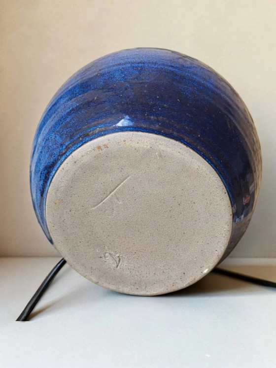Lampada in gres Hurtault / Puisaye – Lampade da tavolo, Porcelain, Vintage (photo 4 of 8)