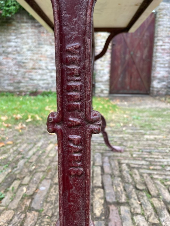 Image 1 of Table de jardin Table de bistrot Veriere Court Damoye Paris