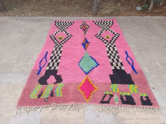 Handmade Pink Wool Rug 220/320cm – Rugs & carpets (photo 3 of 5)
