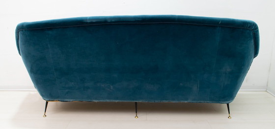Image 1 of Gigi Radice Mid-Century Modern Italian Sofa for Minotti, 1950s
