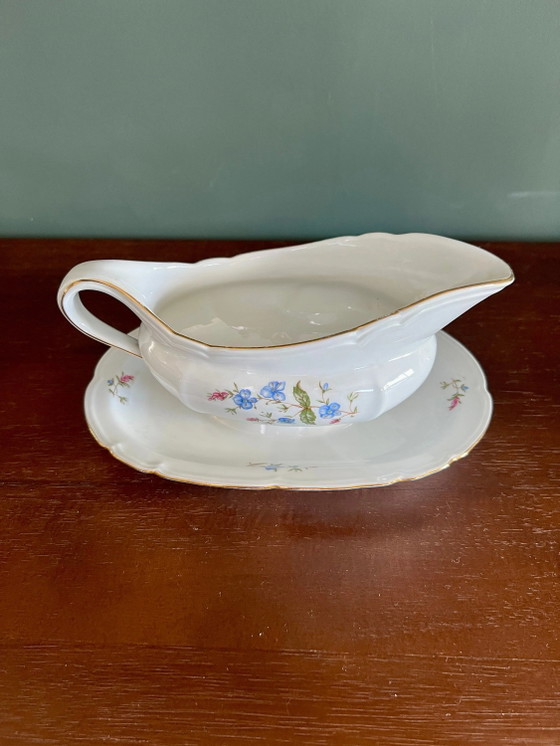 Mid Century Lengsfeld Porseleinen Sauskom, voormalige DDR, jaren 60 Ostalgie Stuk – Servies, Porcelain (photo 8 of 8)