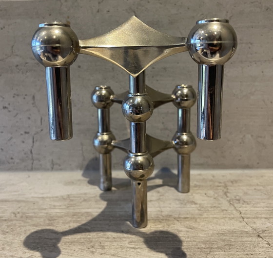 Image 1 of Stoff Nagel design candle holders vintage 1970s