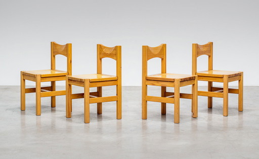 Set of 4 Hongisto Dining Chairs by Ilmari Tapiovaara for Laukaan Puu, Finland 1963