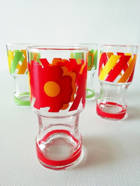 Image 1 of Long drink glasses 1970s
