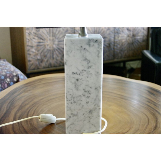 Image 1 of Vintage marble lamp by Philippe Barbier