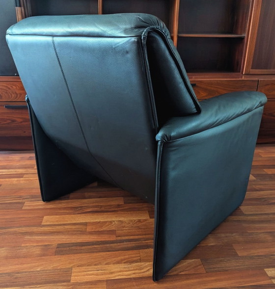 Fauteuil Leolux Bora Beta / design Axel Enthoven, Cuir, Noir (photo 7 sur 7)