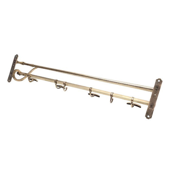 Image 1 of Antieke messing trein kapstok