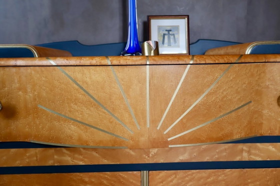 Art Deco Vogelaugenahorn Kommode – Kommoden, Wood (photo 8 of 23)