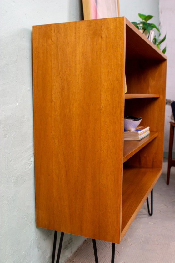Image 1 of Vintage Teak Walnut Bookshelf/Chest of Drawers, Mid-Century 1960s