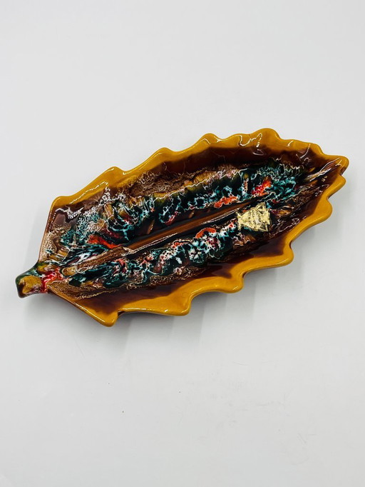 Plat feuille Vallauris