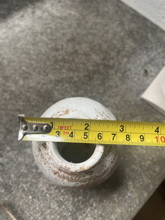 Image 1 of Dove ceramic sculpture spherical vase