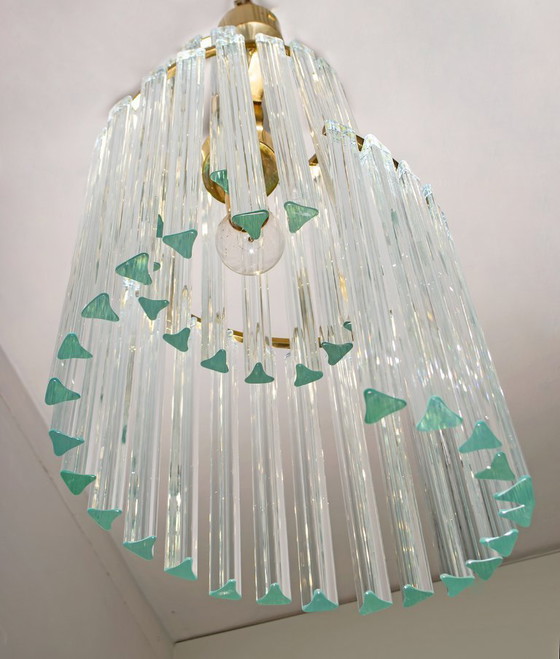 Image 1 of Lampadario di Murano italiano di metà secolo di Pia Guidetti Crippa per Lumi, 1960