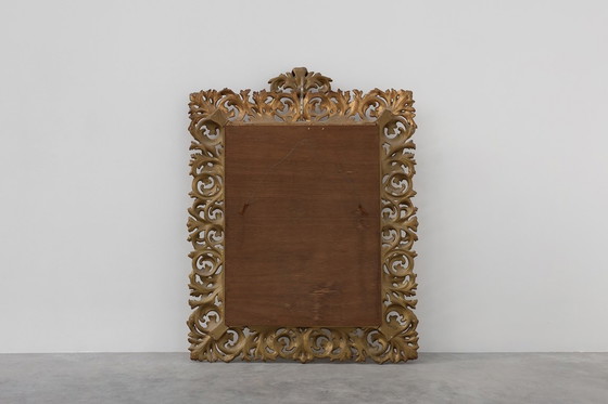 Image 1 of Large 20th-century Italian Baroque-style wall mirror, richly decorated