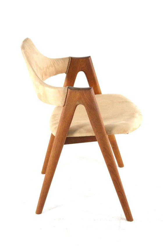 Ensemble de 4 chaises Compass de Kai Kristiansen pour SVA Mobler, design danois vintage (photo 6 of 18)