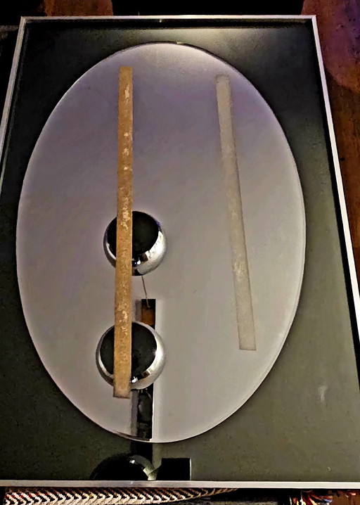 Espejo de lujo Deknudt "Gold Line" (90x60)