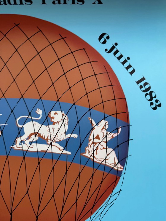 Image 1 of Jean Alexis Rouchon (1801-1878), Rouchon, 1983, copyright 1983/UCAD Musee de La Publicite, Original vintage exhibition poster...