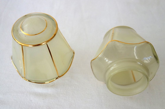 Image 1 of Rare double perforated metal wall light from the 50s