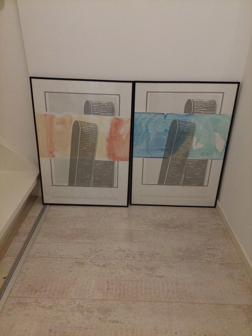 2x Cara Raadsveld - Sérigraphie Pastoe Amsterdammer