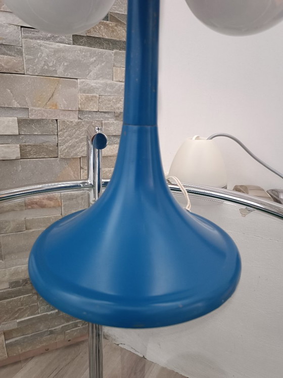 Image 1 of Important Sputnik Atomic Lamp with 12 Globes, 1970s