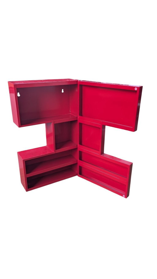 IKEA Jaren 90 Metalen Kastje Atran Eva & Peter Moritz – wandkast (photo 2 of 5)