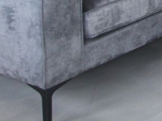 Splendid Pronto Corner Sofa (3x2.5m) Anthracite Microleather – As Good As New + 2 Headrests – 3-5 seaters (photo 6 of 6)