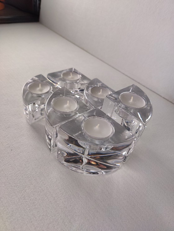 Image 1 of Set di 6 portacandele Orrefors, design: Helene Krantz