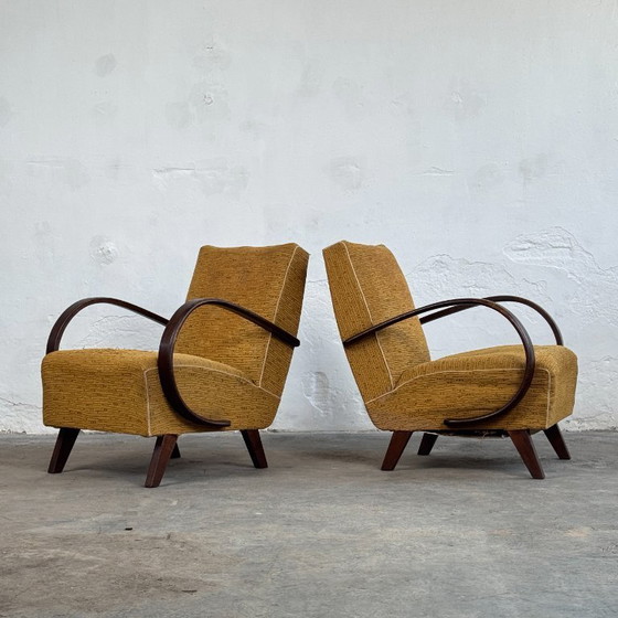 Image 1 of Pair of Halabala H-410 Armchairs, 1930s – Czechoslovak Art Deco