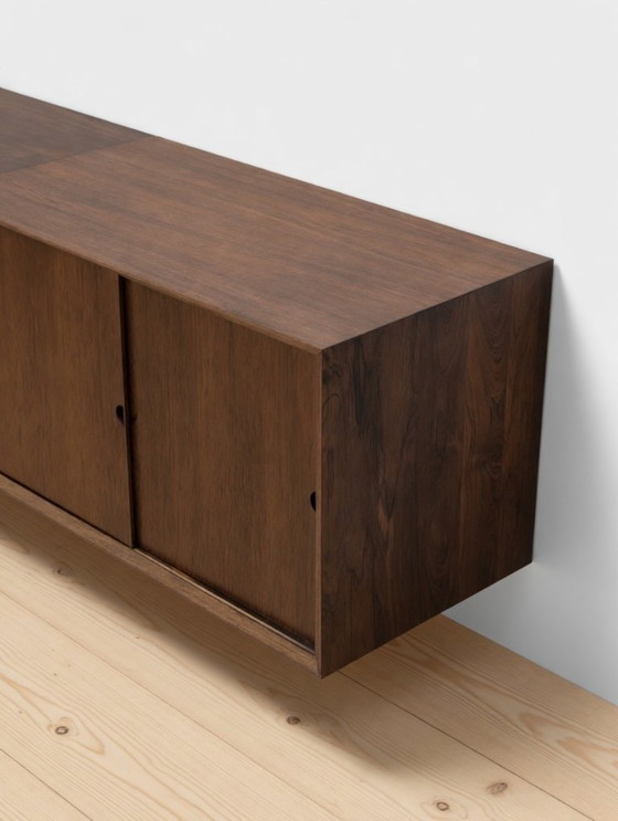 Image 1 of Poul Cadovius zwevend wanddressoir van palissanderhout, van CADO, jaren 1960.