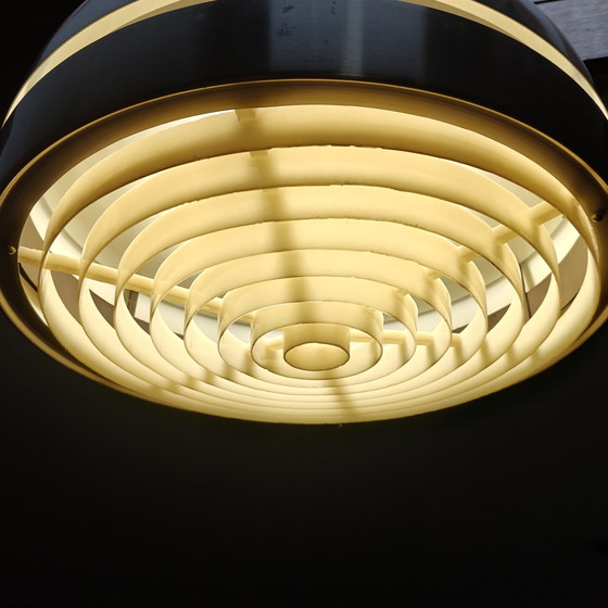 Image 1 of Vintage Raak Amsterdam hanglamp B-1084 – space age design – aluminium