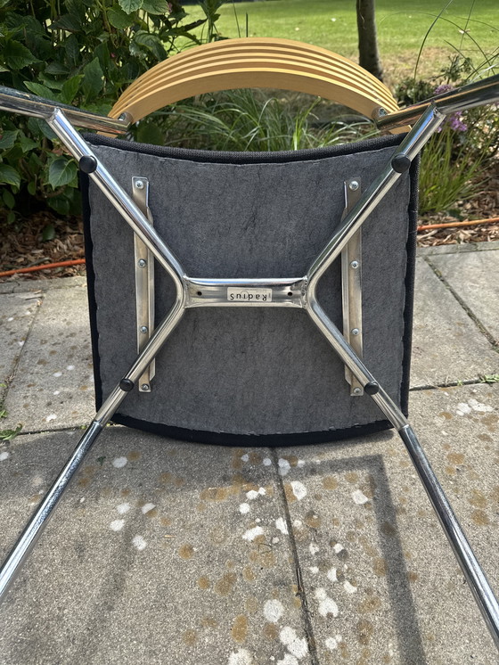 Image 1 of 4x Radius stoel thore lassen & soren Nielsen