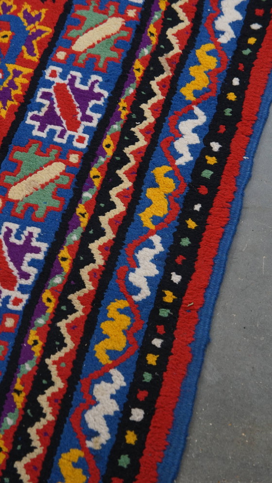 Image 1 of Kleurrijk Vintage Vloerkleed Met Patroon 280x145cm