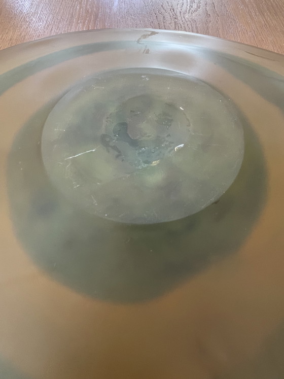 Image 1 of Large Mihai Topescu glass paste bowl