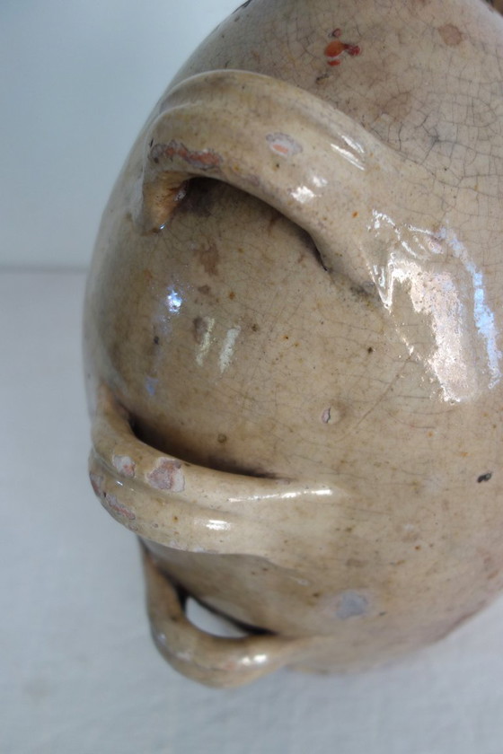 Glazed terracotta jug, Provence, 19th century – Vases, Ceramic (photo 13 of 15)