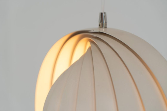 Image 1 of Early “Moon” pendant light by Verner Panton for Louis Poulsen (Denmark, 1960s).