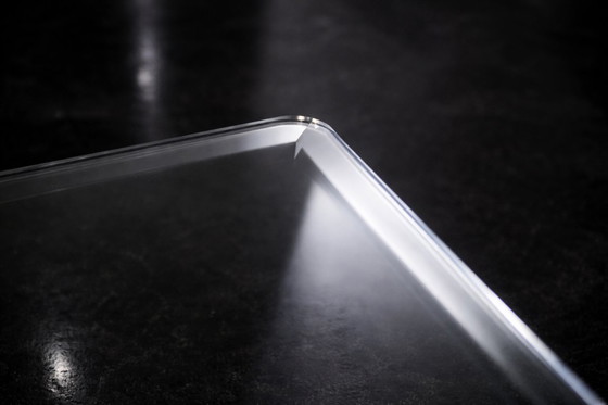 Image 1 of Vintage Mid-Century Italian Modern Glass Coffee Tables, 1960s, Set of 2