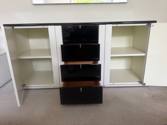 Interlübke Ladekast Designklassieker Wit Zwart, Ladekasten, Hout, Metaal, Modern (foto 10 van 12)