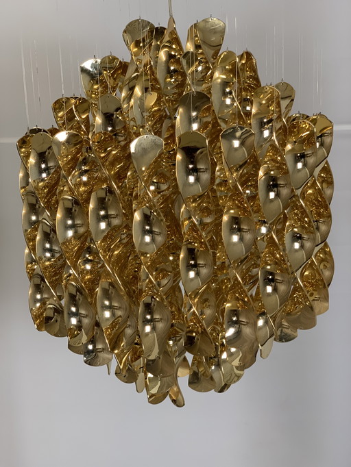 Verpan spiral sp1hanglamp goud kleur 