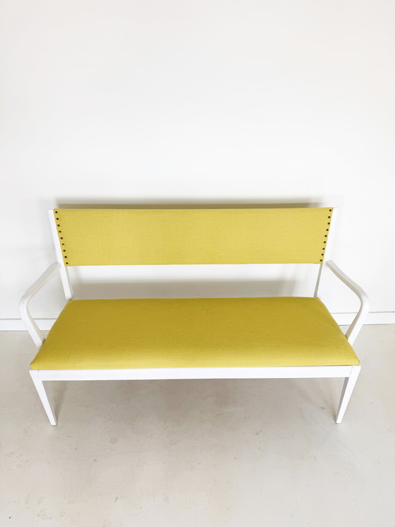 Image 1 of Banc de cuisine jaune