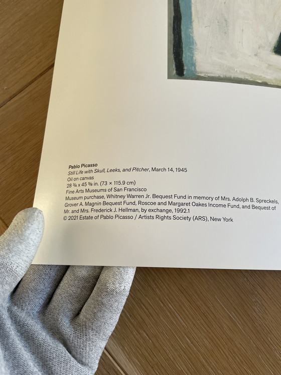 Image 1 of Pablo Picasso (1881-1973), Alexander Calder (1898-1976), Stilleven met schedel, prei en kruik, 14 maart 1945, Copyright.