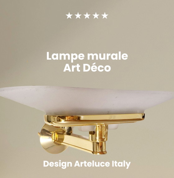 Image 1 of Lampada da parete - Design Arteluce Italia - 1980