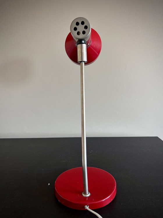 Image 1 of Retro Schreibtischlampe Rot