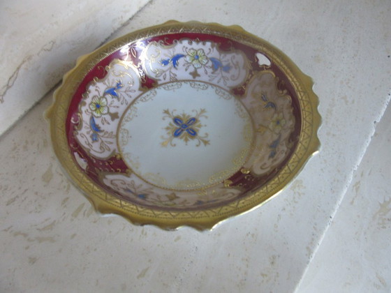 Decoratieve schaal, rood en goud, Schalen, Keramiek, Klassiek (foto 2 van 12)
