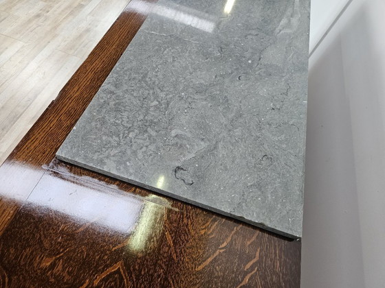 Image 1 of Art Decò oak sideboard for dining room with marble top